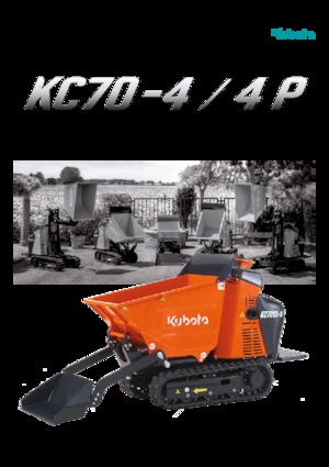 ट्रैक्ड डंपर Kubota KC70-4
