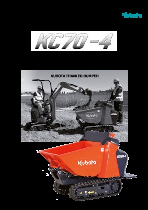 ट्रैक्ड डंपर Kubota KC70H-4