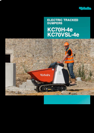 इलेक्ट्रिक ट्रैक्ड डंपर Kubota KC70H-4e