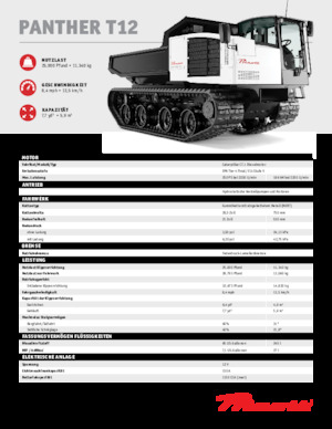 ट्रैक्ड डंपर Prinoth Panther T12