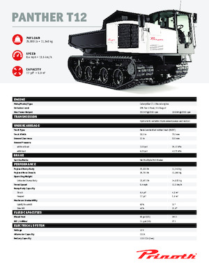 ट्रैक्ड डंपर Prinoth Panther T12
