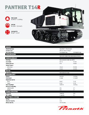 ट्रैक्ड डंपर Prinoth Panther T14R
