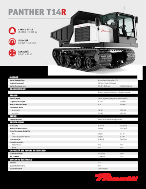 ट्रैक्ड डंपर Prinoth Panther T14R