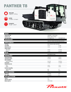 ट्रैक्ड डंपर Prinoth Panther T8
