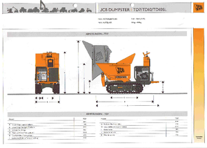 ट्रैक्ड डंपर JCB TD 10 E