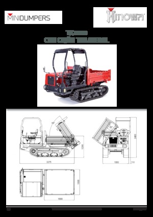 ट्रैक्ड डंपर Hinowa TX2500