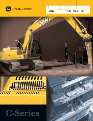 क्रॉलर एक्सकेवेटर John Deere Construction 120C