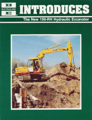 क्रॉलर एक्सकेवेटर Bucyrus 150-RH