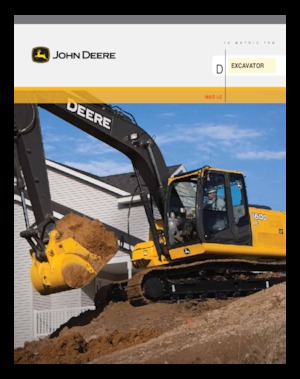 क्रॉलर एक्सकेवेटर John Deere Construction 160D