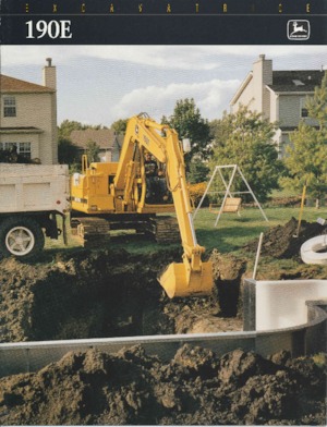 क्रॉलर एक्सकेवेटर John Deere Construction 190E