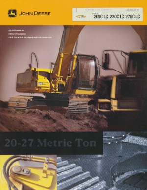 क्रॉलर एक्सकेवेटर John Deere Construction 200C