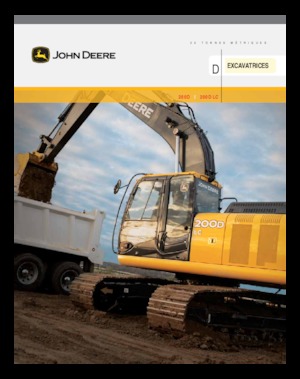 क्रॉलर एक्सकेवेटर John Deere Construction 200D