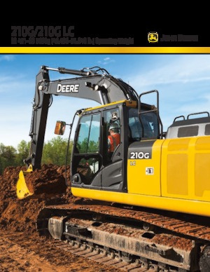 क्रॉलर एक्सकेवेटर John Deere Construction 210G LC