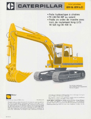 क्रॉलर एक्सकेवेटर Caterpillar 211LC