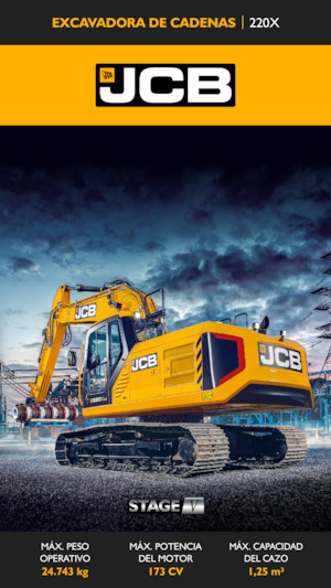 क्रॉलर एक्सकेवेटर JCB 220X