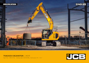 क्रॉलर एक्सकेवेटर JCB 245XR