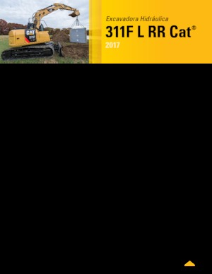 क्रॉलर एक्सकेवेटर Caterpillar 311 F L RR