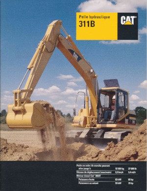 क्रॉलर एक्सकेवेटर Caterpillar 311B