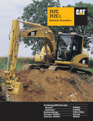 क्रॉलर एक्सकेवेटर Caterpillar 312C L
