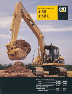 क्रॉलर एक्सकेवेटर Caterpillar 315B
