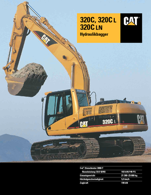 क्रॉलर एक्सकेवेटर Caterpillar 320 C L