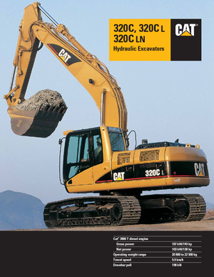 क्रॉलर एक्सकेवेटर Caterpillar 320 C L