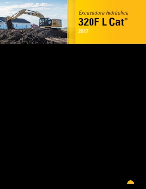 क्रॉलर एक्सकेवेटर Caterpillar 320E L