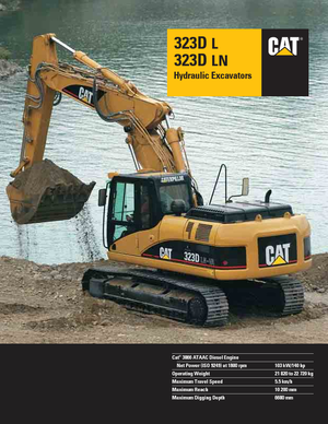 क्रॉलर एक्सकेवेटर Caterpillar 323D L
