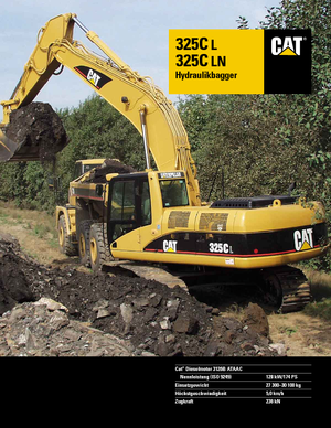क्रॉलर एक्सकेवेटर Caterpillar 325 C LN