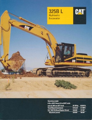 क्रॉलर एक्सकेवेटर Caterpillar 325B