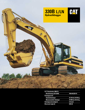 क्रॉलर एक्सकेवेटर Caterpillar 330 B LN