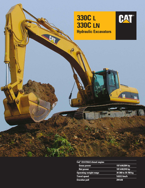 क्रॉलर एक्सकेवेटर Caterpillar 330 C LN