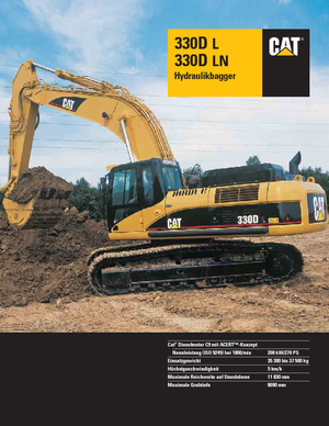 क्रॉलर एक्सकेवेटर Caterpillar 330D LN