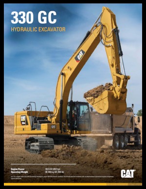 क्रॉलर एक्सकेवेटर Caterpillar 330 GC