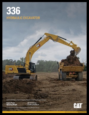 क्रॉलर एक्सकेवेटर Caterpillar 336