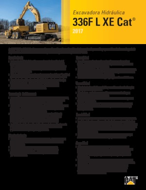 क्रॉलर एक्सकेवेटर Caterpillar 336F L XE