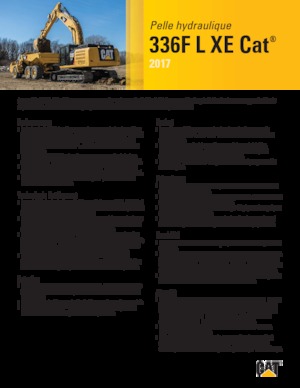 क्रॉलर एक्सकेवेटर Caterpillar 336F L XE