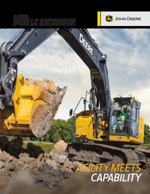 क्रॉलर एक्सकेवेटर John Deere Construction 345G LC