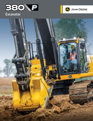 क्रॉलर एक्सकेवेटर John Deere Construction 380 P