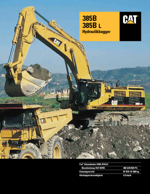 क्रॉलर एक्सकेवेटर Caterpillar 385 B L