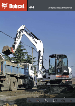 क्रॉलर एक्सकेवेटर Bobcat 444