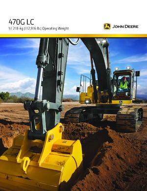 क्रॉलर एक्सकेवेटर John Deere Construction 470G LC