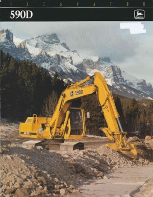 क्रॉलर एक्सकेवेटर John Deere Construction 590D