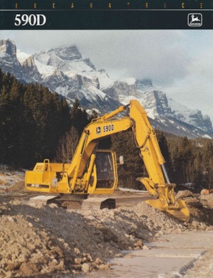 क्रॉलर एक्सकेवेटर John Deere Construction 590D
