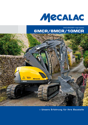 मिनी एक्सकेवेटर Mecalac 6MCR