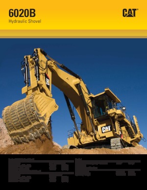क्रॉलर एक्सकेवेटर Caterpillar 6020B