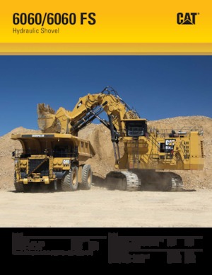 क्रॉलर एक्सकेवेटर Caterpillar 6060 AC FS
