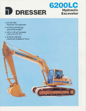 क्रॉलर एक्सकेवेटर Dresser 6200LC