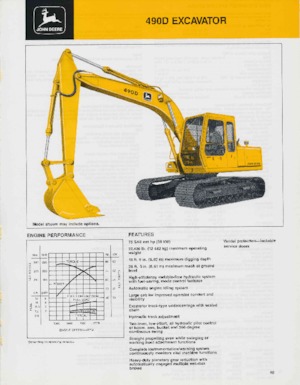 क्रॉलर एक्सकेवेटर John Deere Construction 690D