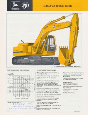 क्रॉलर एक्सकेवेटर John Deere Construction 690D